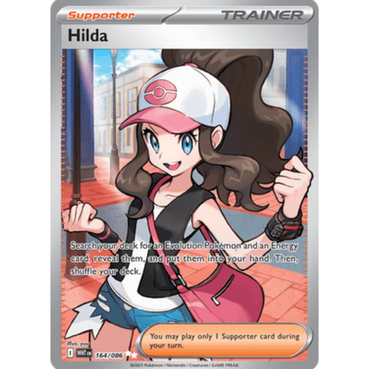 Hilda 164/086  - Holofoil SV White Flare - Ultra Rare