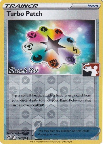 Turbo Patch 172/189  - Reverse Holofoil League & Championship Cards - Promo