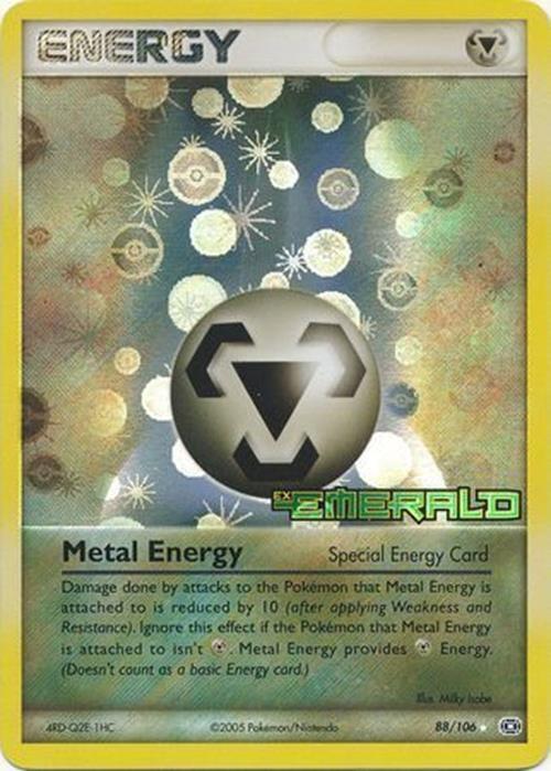 Metal Energy (Special)  - Reverse Holofoil Emerald - Rare