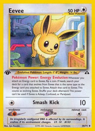 Eevee 038  - Unlimited Neo Discovery - Uncommon