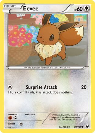 Eevee (83) 083  Dark Explorers - Common