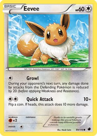 Eevee (89) 089  Plasma Freeze - Common