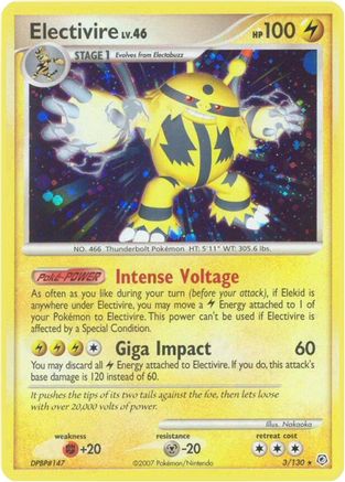 Electivire  - Holofoil Diamond and Pearl - Holo Rare