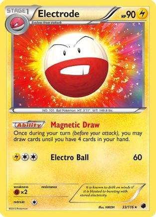 Electrode  - Holofoil Plasma Freeze - Holo Rare