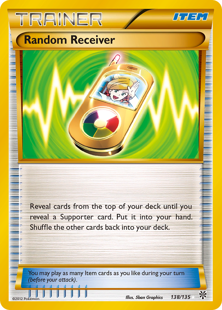 Random Receiver  - Holofoil Plasma Storm - Ultra Rare