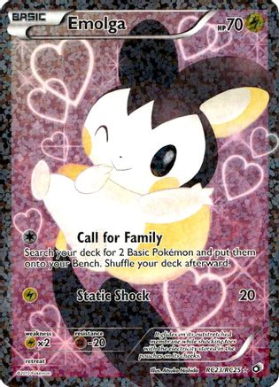 Emolga (Full Art) RC23  - Holofoil Legendary Treasures Radiant Collection - Ultra Rare