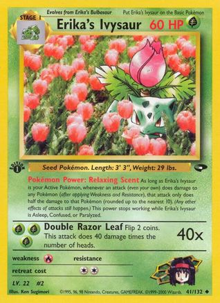 Erika's Ivysaur 041  - Unlimited Gym Challenge - Uncommon