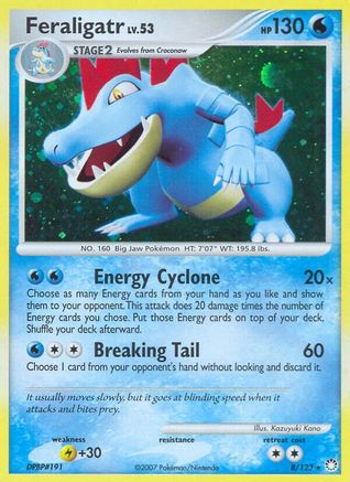 Feraligatr/123  - Holofoil Mysterious Treasures - Holo Rare