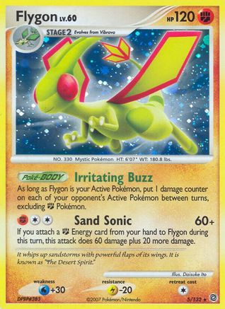 Flygon/132  Secret Wonders - Holo Rare