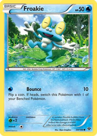 Froakie 039  XY Base Set - Common