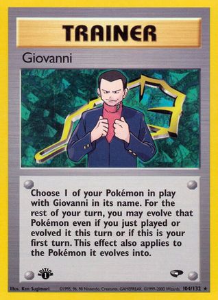 Giovanni (104) 104  - Unlimited Gym Challenge - Rare