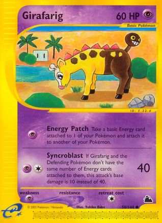 Girafarig  Skyridge - Common
