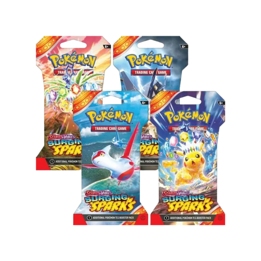 Surging Sparks Sleeved Booster Pack Bundle [Set of 4]
