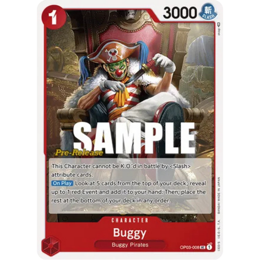 Buggy (008) (OP03-008) - Pillars of Strength Pre-Release Cards