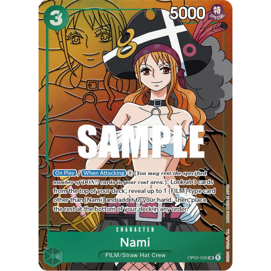 Nami (Alternate Art) (OP02-036) - Paramount War Foil