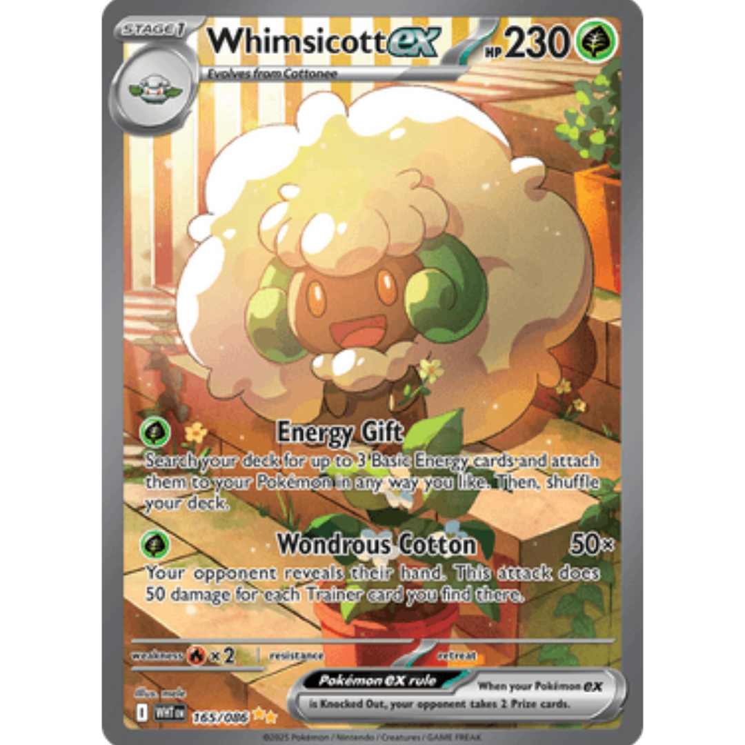 Whimsicott ex 165/086  - Holofoil SV White Flare - Special Illustration Rare