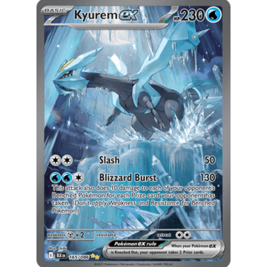 Kyurem ex 165/086  - Holofoil SV Black Bolt - Special Illustration Rare