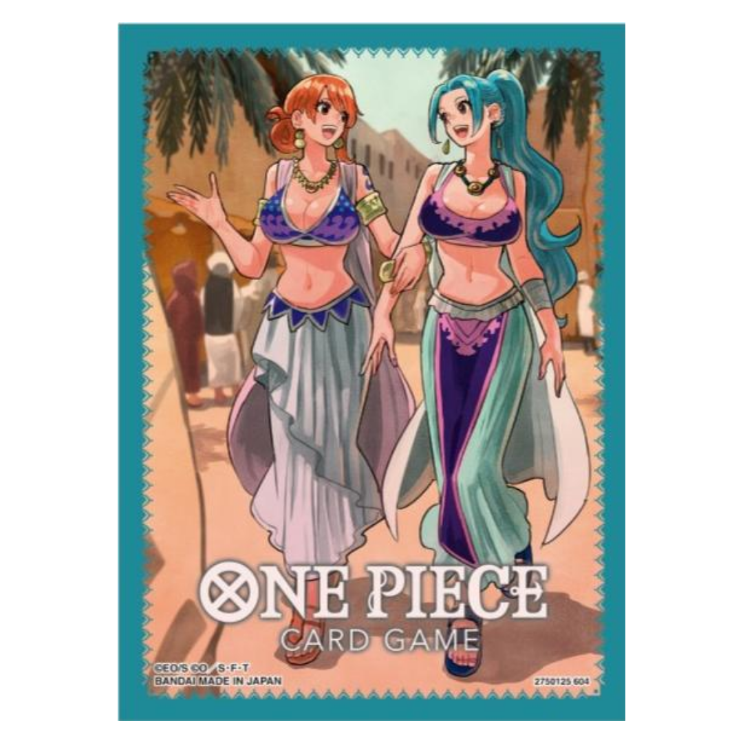 [TCG+ Stores Exclusive] Official Card Sleeve TCG+ Store Edition Vol.1 - Alabasta [Nami & Vivi]