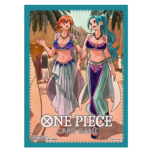 [TCG+ Stores Exclusive] Official Card Sleeve TCG+ Store Edition Vol.1 - Alabasta [Nami & Vivi]