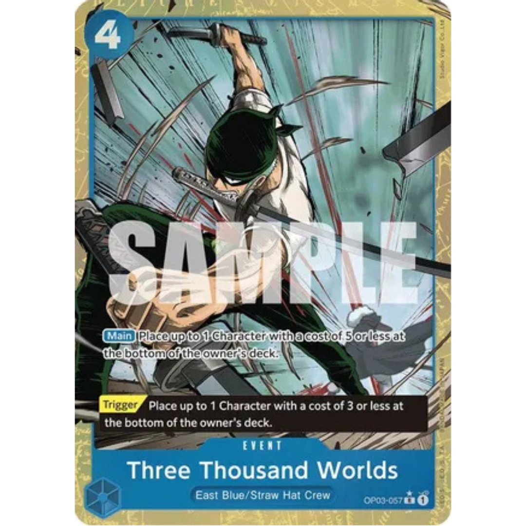 Three Thousand Worlds (Alternate Art) (OP03-057) - Premium Booster -The Best- Foil