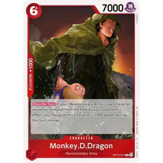 Monkey.D.Dragon (OP13-017) - Carrying On His Will Foil