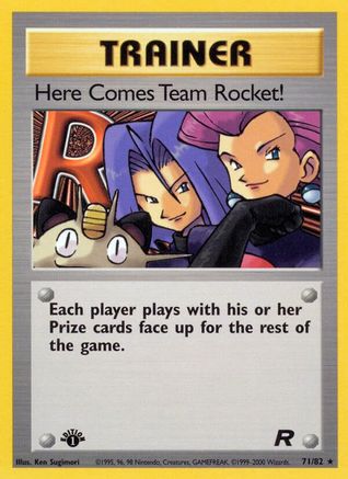 Here Comes Team Rocket! (71) 071  - 1st Edition Team Rocket - Rare