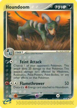 Houndoom 034  Dragon - Uncommon