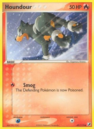 Houndour/115  - Reverse Holofoil Unseen Forces - Common
