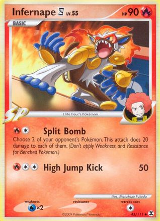Infernape E4 043  Rising Rivals - Uncommon