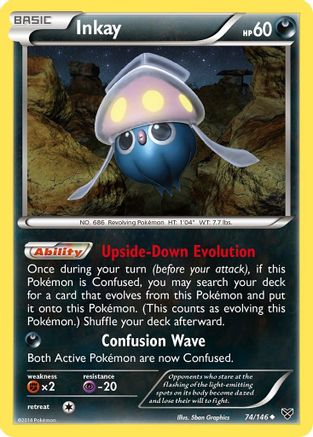 Inkay (74)/146  XY Base Set - Uncommon