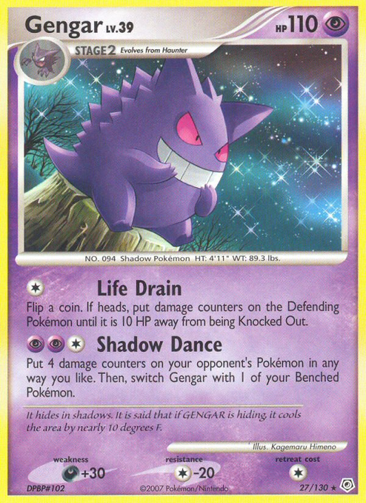 Gengar 027  Diamond and Pearl - Rare