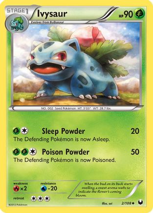 Ivysaur  Dark Explorers - Uncommon