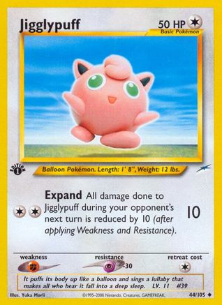 Jigglypuff  - Unlimited Neo Destiny - Uncommon