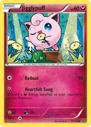 Jigglypuff (87) 087  XY Base Set - Common
