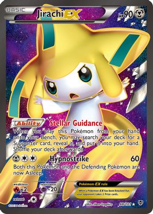 Jirachi EX (98 Full Art)  - Holofoil Plasma Blast - Ultra Rare