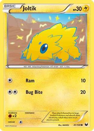 Joltik (41)  Dark Explorers - Common