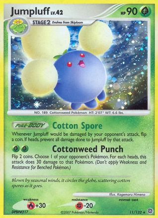 Jumpluff  - Holofoil Secret Wonders - Holo Rare