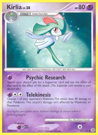 Kirlia 053  Secret Wonders - Uncommon