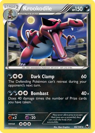 Krookodile  - Holofoil Dark Explorers - Holo Rare