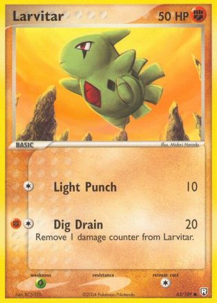 Larvitar 063/109  - Reverse Holofoil Team Rocket Returns - Common
