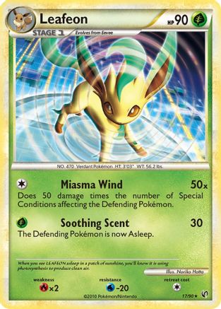 Leafeon  Undaunted - Rare
