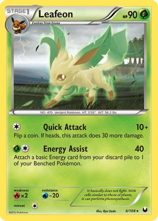 Leafeon  Dark Explorers - Rare