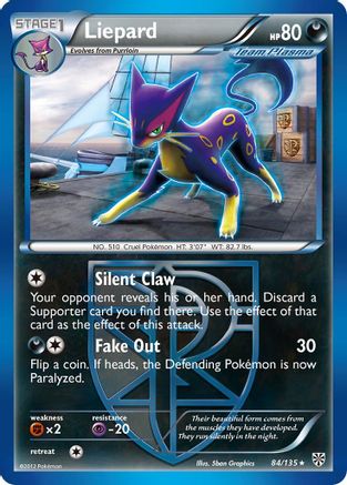Liepard (Team Plasma)  Plasma Storm - Rare