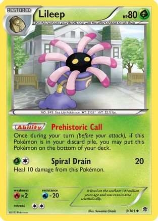 Lileep  Plasma Blast - Uncommon