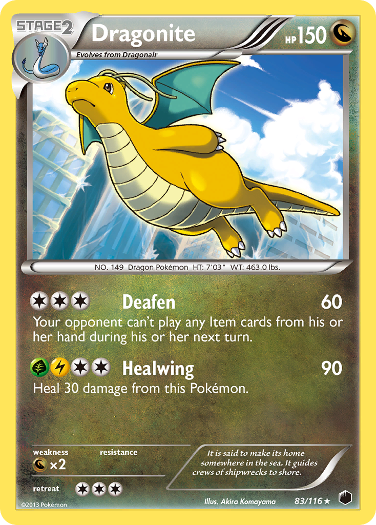 Dragonite 083  - Holofoil Plasma Freeze - Holo Rare