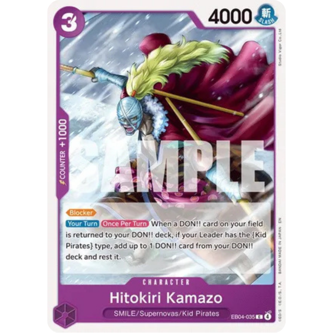 Hitokiri Kamazo (EB04-035) - The Azure Sea's Seven