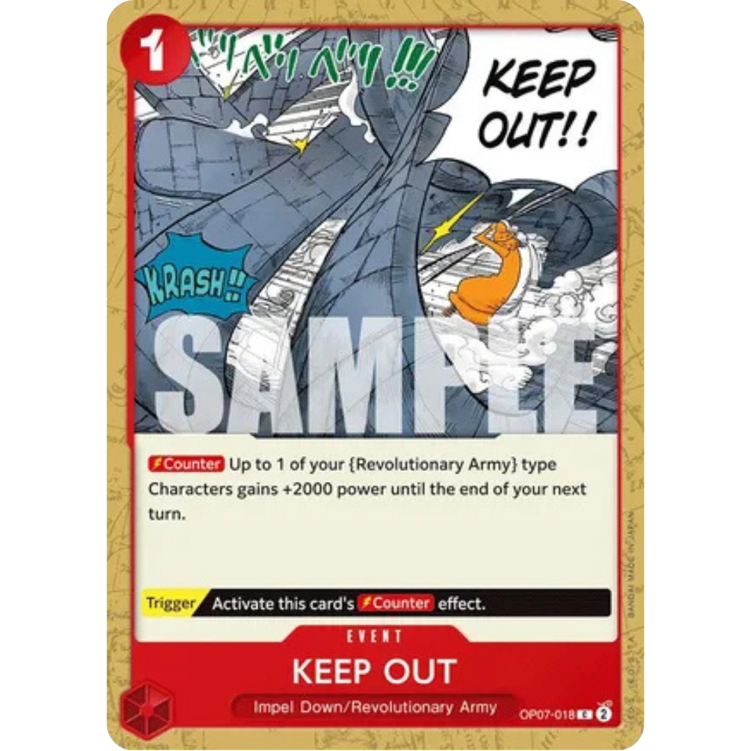 Keep Out (OP07-018) - 500 Years in the Future