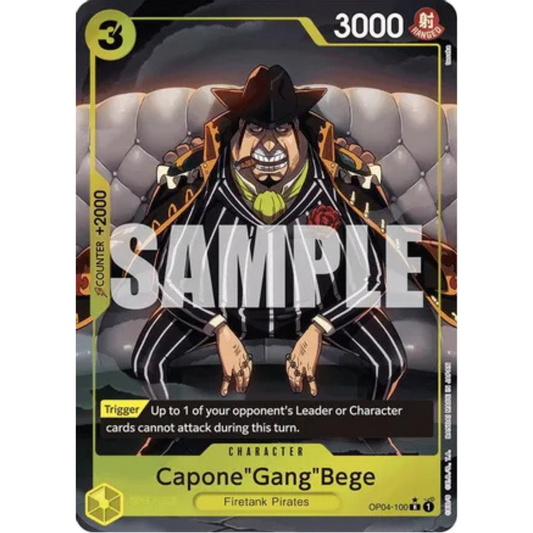 Capone"Gang"Bege (OP04-100) (Alternate Art) (OP04-100) - Premium Booster -The Best- Foil