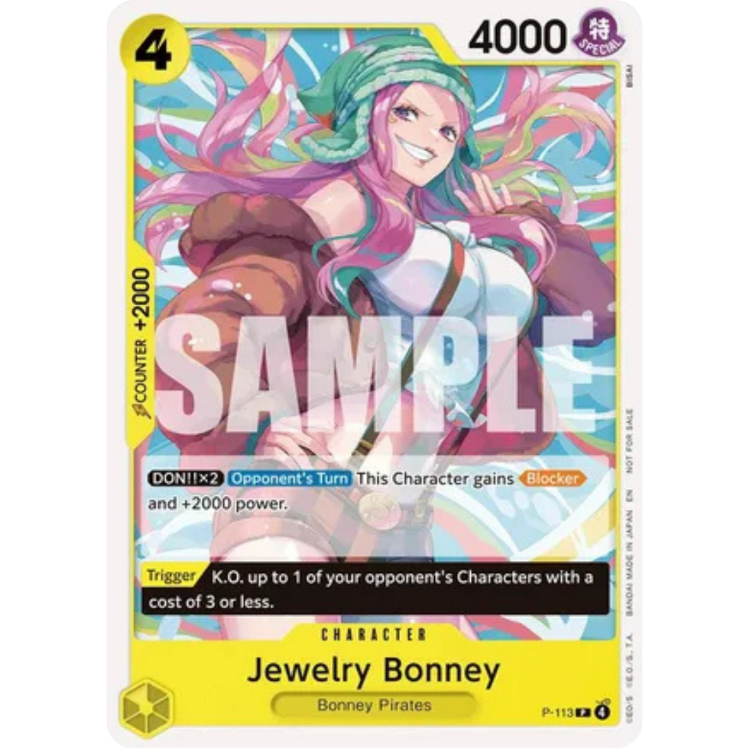 Jewelry Bonney (Heroines Battle Pack) (P-113) - One Piece Promotion Cards