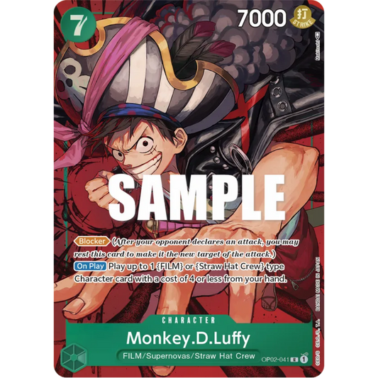 Monkey.D.Luffy (041) (Alternate Art) (OP02-041) - Paramount War Foil